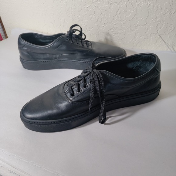 Mens KOlO Capri Black Leather Shoes Size US 11 Designer Casual - Picture 5 of 10